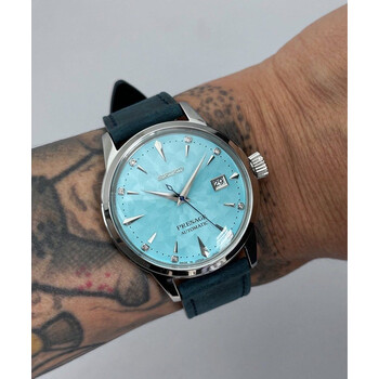 Custom Seiko Mod • Sky Blue Diamond Sakura Presage • 40.5mm